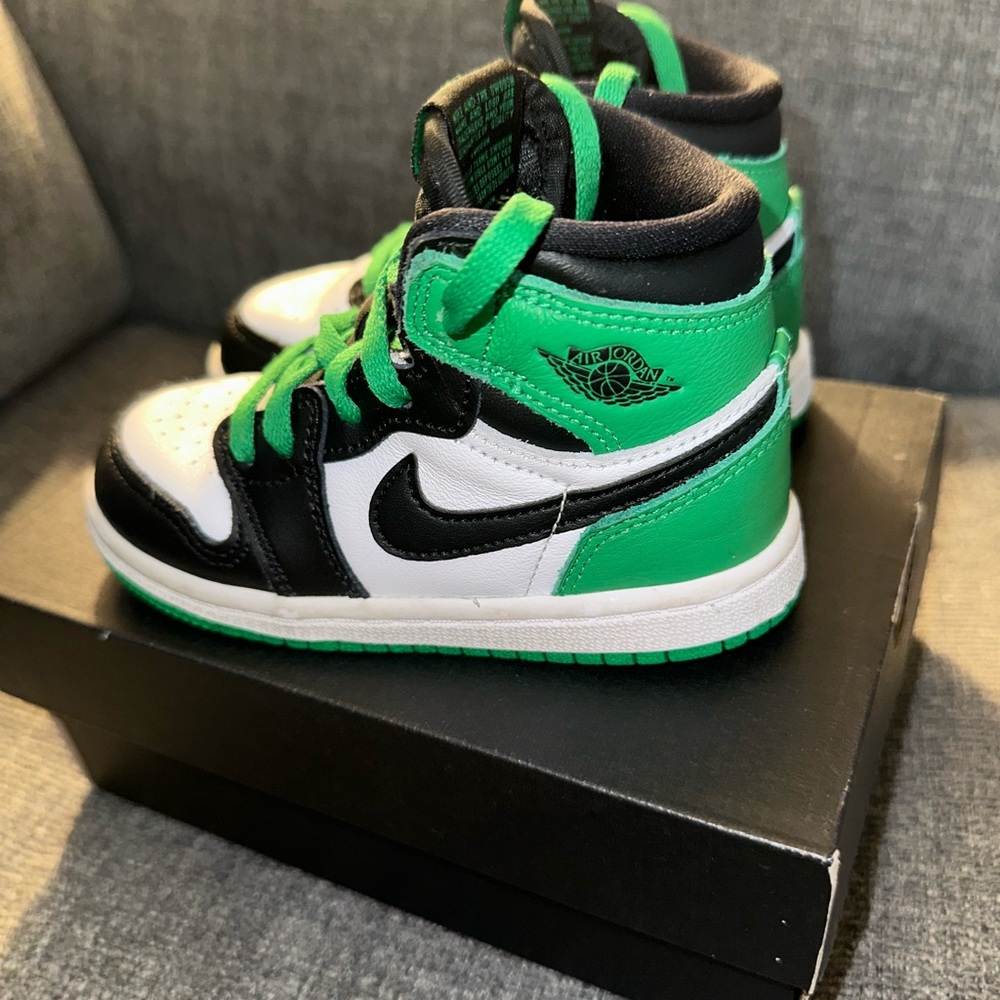 AIR JORDAN 1 RETRO HIGH OG LUCKY GREEN TODDLER 8C